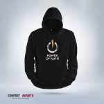 Power Of Faith Islamic Hoodie Black