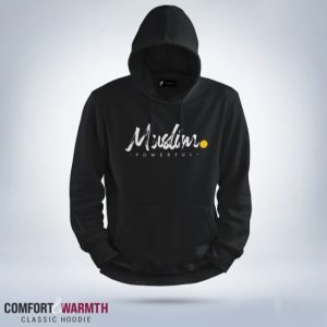 Muslim powerful Islamic Hoodie Black - Sohan Online Shop