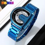 SKMEI 2298 Digital Stainless Steel Luminous Men’s Watch (Blue) - Sohan Online Shop