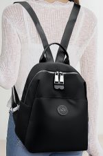Women's Designer High-Quality Soft Nylon Backpack (Black) - Sohan Online Shop