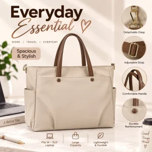 Women's Large Capacity 14" to 15.6" Laptop Tote Bag - Sohan Online Shop