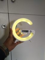Smart Table Lamp with Wireless Charger, App Control,Sunrise WakeUp Light, RGB Lamp, Clock, Alarm, Mini Bluetooth Speaker, Dimmable Night Light Lamp Alarm Clock G63 - Sohan Online Shop