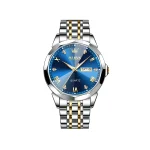 OLEVS 9931G New Exclusive Design Quartz Watch for Men Nevy blue - Sohan Online Shop