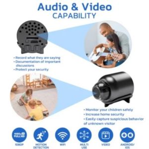 Rechargeable GFOUK™ Minieye Nanny Cam Full HD - Sohan Online Shop