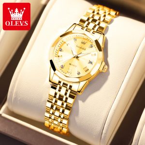 OLEVS Watch for Women (golden) - Sohan Online Shop
