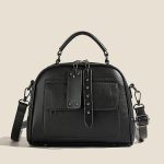 Huinian XR998-80 High-End Women's Large Capacity Commuting Handbag (Black) - Sohan Online Shop
