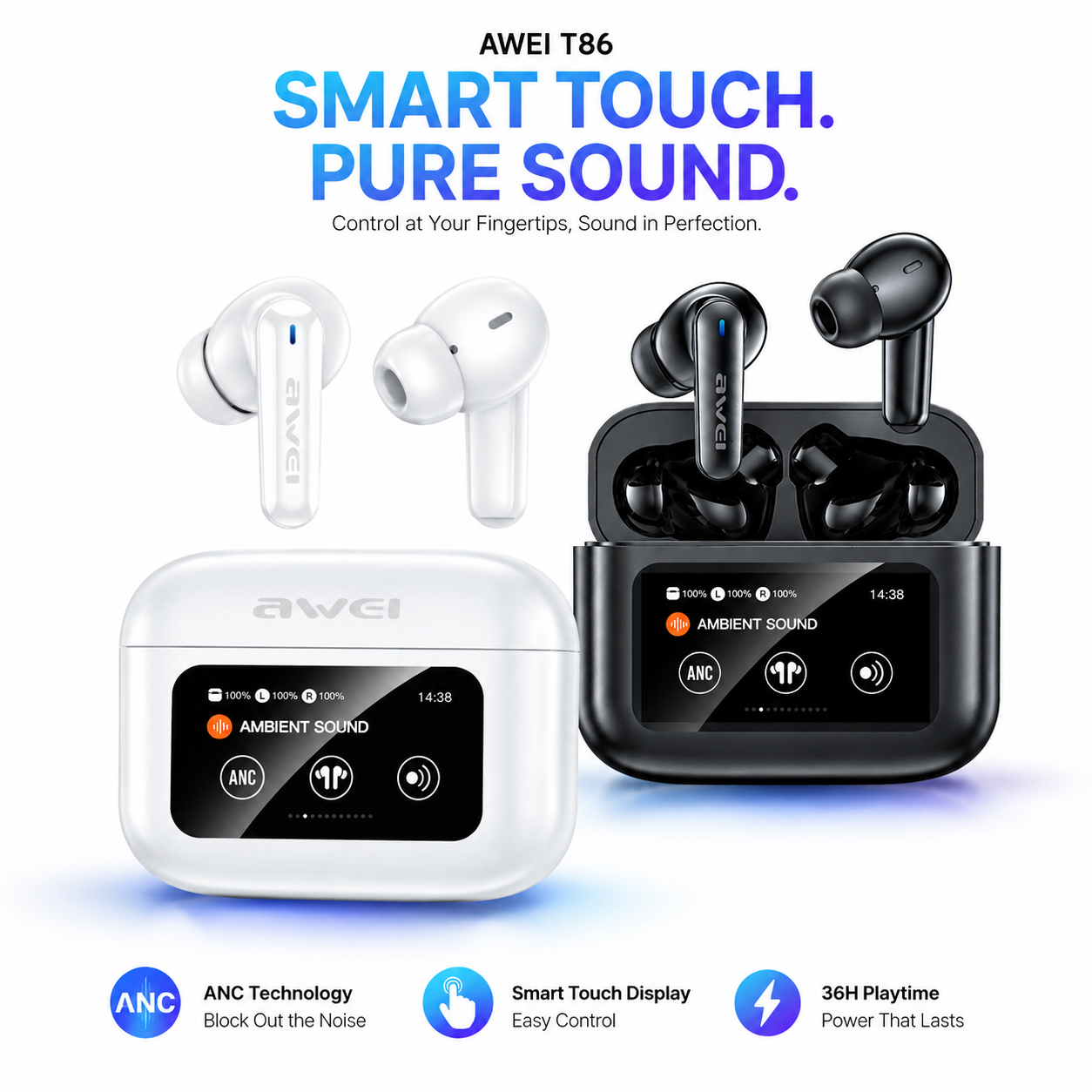nJuCFTmbvHQd4SMufRYzJqiisUQn60S0aCaQl5rs.png Awei T56 ANC True Wireless Earbuds - Sohan Online Shop