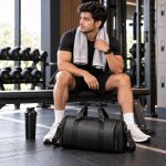 AeroMax Premium Travel Duffle Bag - Sleek Black - Sohan Online Shop