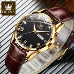 OLEVS 6896 Luxury Simple and Modern Watch (Black) - Sohan Online Shop
