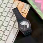 Aura watch Black for mens's Modern Creative Design ( Black) - Sohan Online Shop