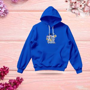 Ladies Comfortable Cute Girl-Blue winter hoodie - Sohan Online Shop