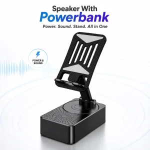 3-in-1 Foldable Mobile Phone Holder with Bluetooth Speaker - Sohan Online Shop