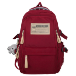 Aesthetic Large Capacity Red Backpack - Sohan Online Shop