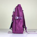 Multi-Pocket Casual Backpack with Geometric Flap - Sohan Online Shop
