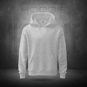 Solid Color Hoodie Ash - Sohan Online Shop