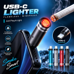 USB-C Mini Flameless Lighter (Tungsten Wire, Blow-to-Ignite) - Sohan Online Shop