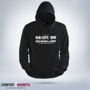 I am proud to be muslim Islamic Hoodie Black - Sohan Online Shop
