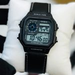 Casio Illuminator Vintage Digital Leather Strap Watch - Sohan Online Shop
