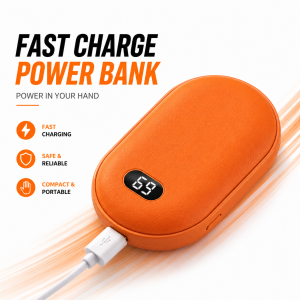 2-in-1 Rechargeable Hand Warmer & Portable Power Bank - Sohan Online Shop