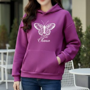 Ladies Comfortable Printed Winter Hoodie - Sohan Online Shop