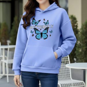 Ladies Comfortable Printed Winter Hoodie - Sohan Online Shop