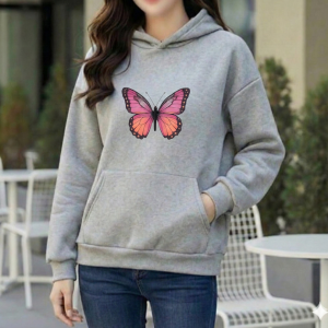 Ladies Comfortable Printed Winter Hoodie - Sohan Online Shop