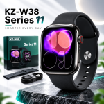 KZ-W38 Series 11 Smart Watch 7-in-1 Combo Set with 2.01-Inch RGB Display & 7 Straps - Sohan Online Shop