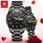 Olevs 5563 CHAIN WATCH –( Black ) For Women - Sohan Online Shop