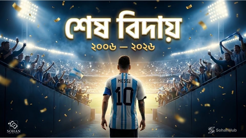 আর্জেন্টিনার জার্সিতে লিওনেল মেসির শেষ ফেয়ারওয়েল ম্যাচ ২০২৬_Lionel Messi’s Final Farewell in Argentina’s Jersey: The End of an Era